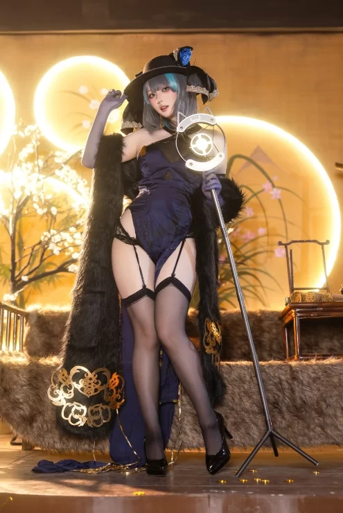国产coser 屿鱼 - 金装猫猫头 60P-747M【60P+747M】