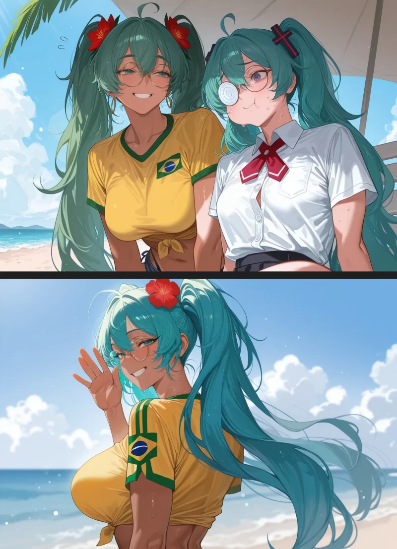 动漫 [P站]VOCALOID-调教黑皮初音【228P+292M】
