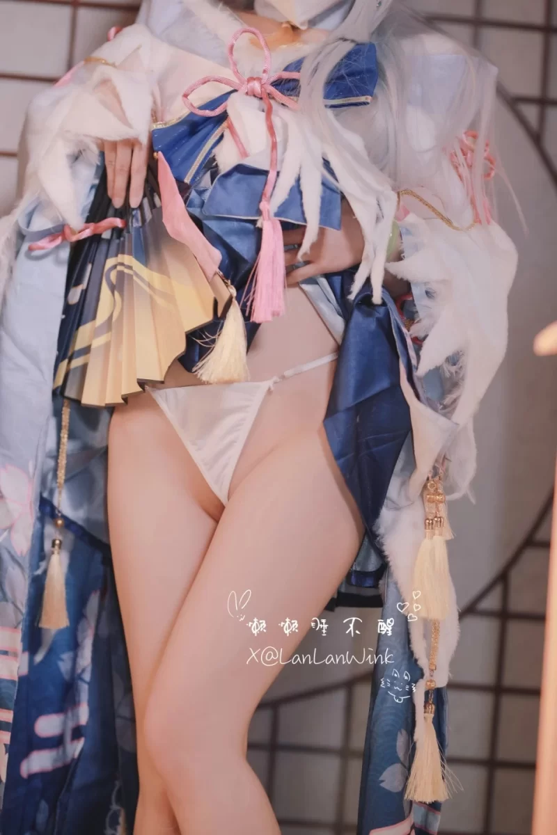 国产coser 懒懒睡不醒 [LanLanWink] – Ayaka Kamisato【61p+474mb】