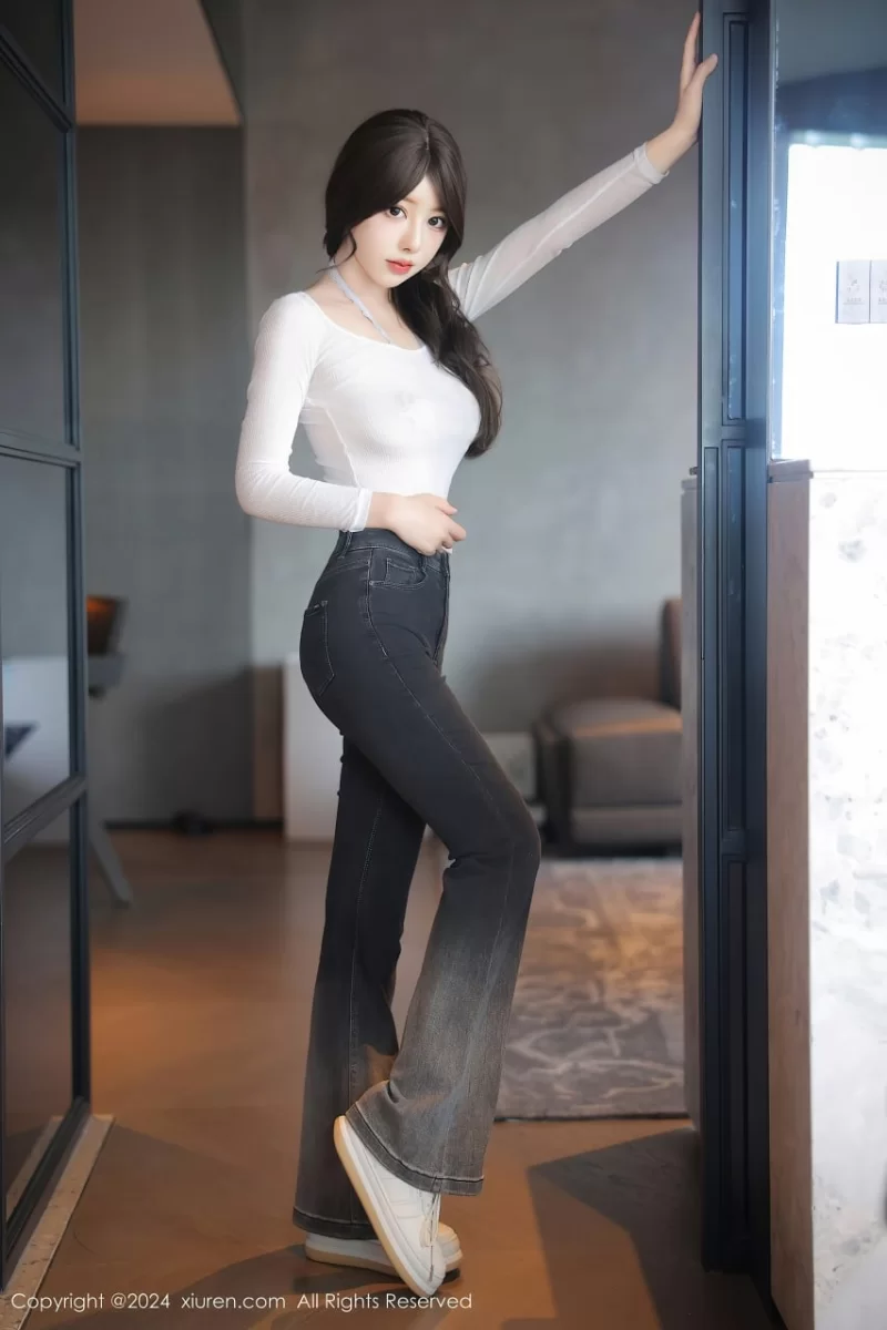 福利姬 新人桃妖夭性感白纱T恤搭配性感魅惑肉丝曼妙苗条身姿明艳动人娇美身段性感十足【89P+783M】