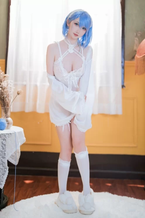国产coser 面饼仙儿 - 碧蓝航线 恰巴耶夫睡衣 43P-336M【43P+336M】