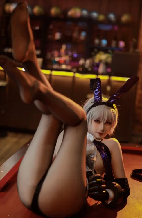 国产coser 兔胖胖 - 里诺兔女郎 24P-47M【24P+47M】