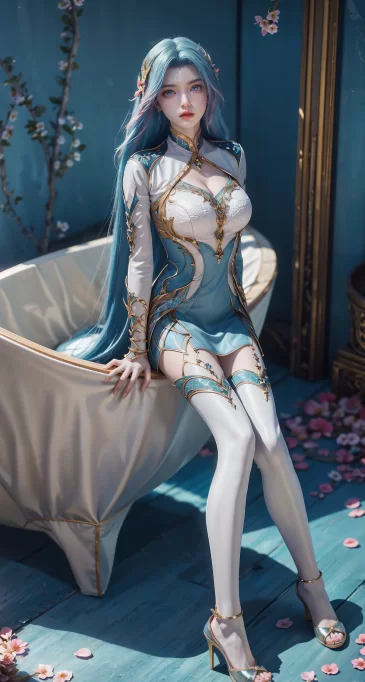 唯美 绝世唐门-王秋儿（清折图包）【56p+1g】