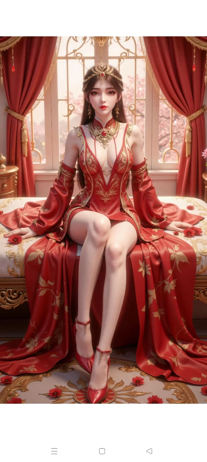 动漫 AI绘画 完美世界 婚装火灵儿（精美4K）（素（82P/百度/570M）【82P+570M】