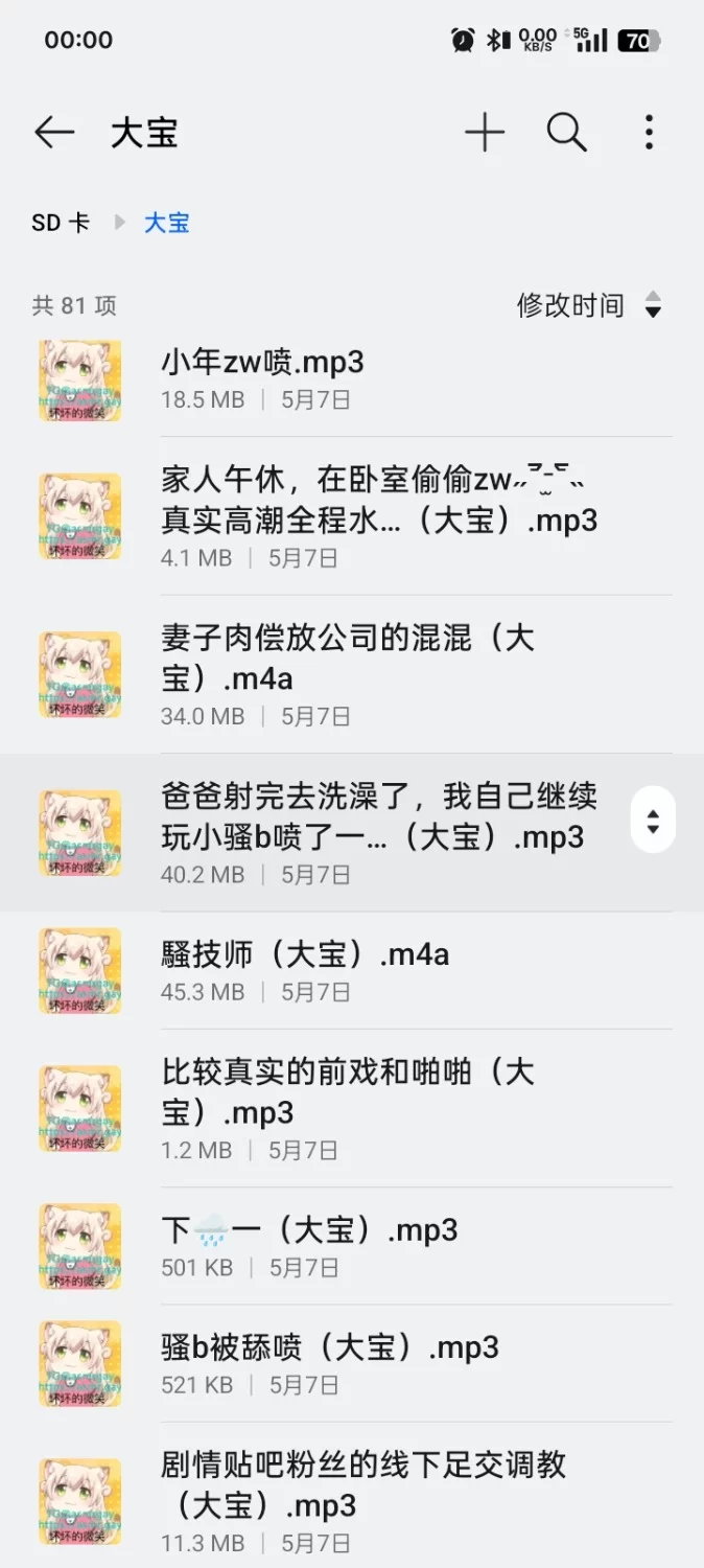 ASMR 推特cv大宝音声72个大合集（72v+1.28g）【72v+1.28g】