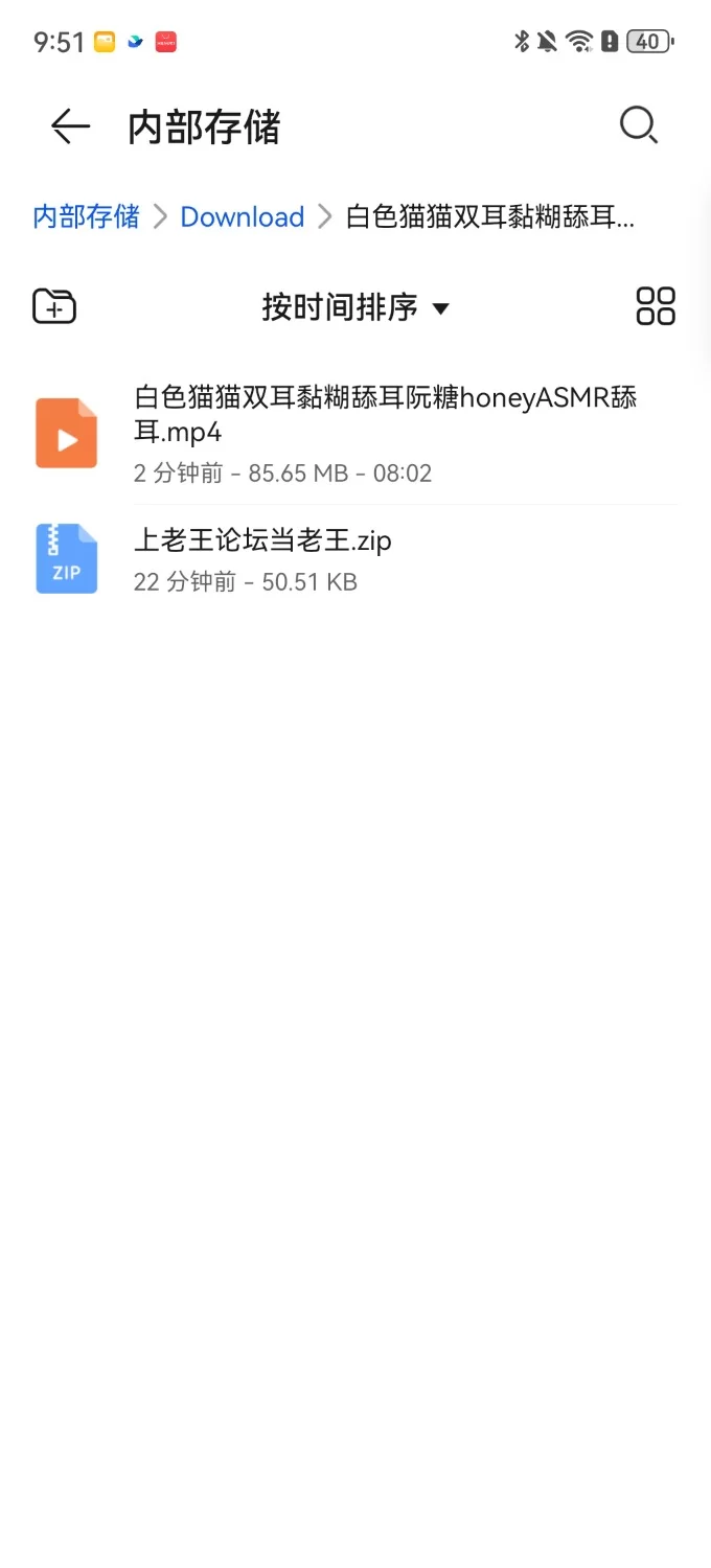 ASMR 白色猫猫双耳黏糊舔耳 阮糖honey ASMR舔耳【V1+100MB】