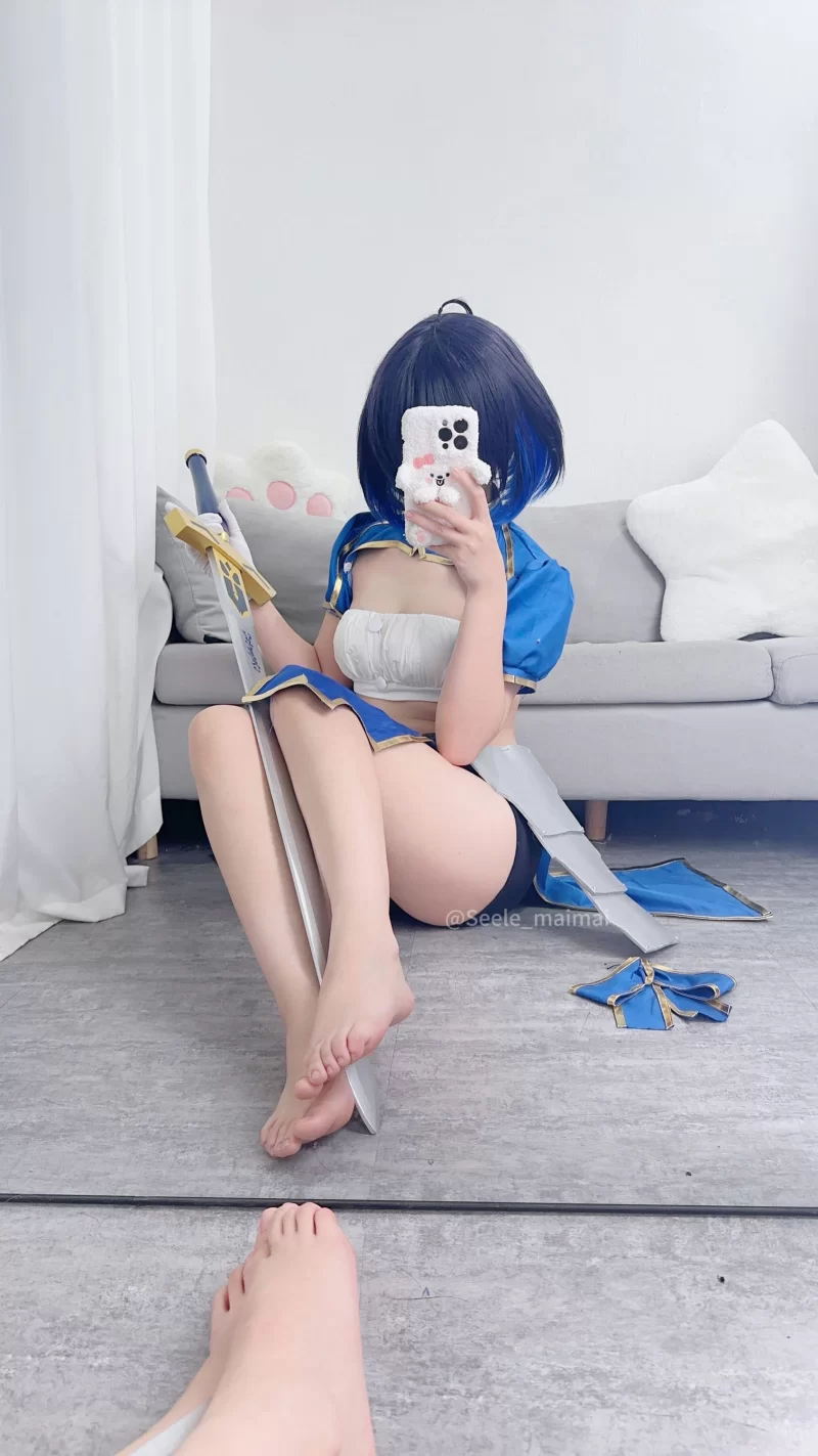 国产模特 Seele麦麦 - 崩坏学园2 saber希儿 [41P-142MB]【41P+142MB】