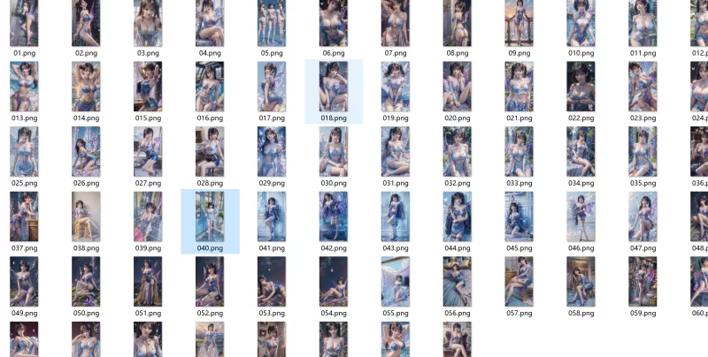动漫 双马尾加攻速，紫妍萝莉合集【633P+2.7G】