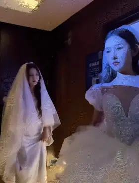 各种门 （门事件）抖音上很火的超美婚纱足浴新娘221号[莉莉安]被大神爆出视频！【2V+120M】