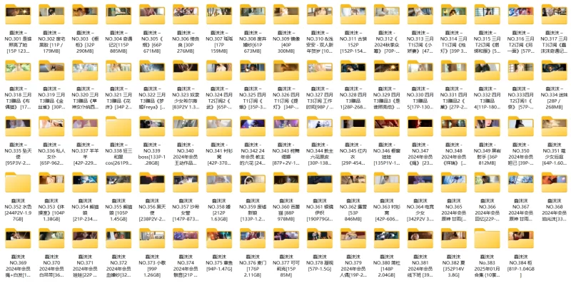 福利姬 ❣️推荐❣️颜值福利姬嫩妹[蠢沫沫]第四弹84套end，无【5955P-41V+69.1g】