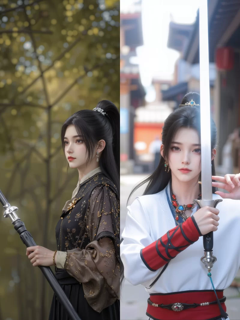 动漫 国漫女神，柳七月、公孙杏、宁姚、徐欣、清漪【5套，743P+13G】