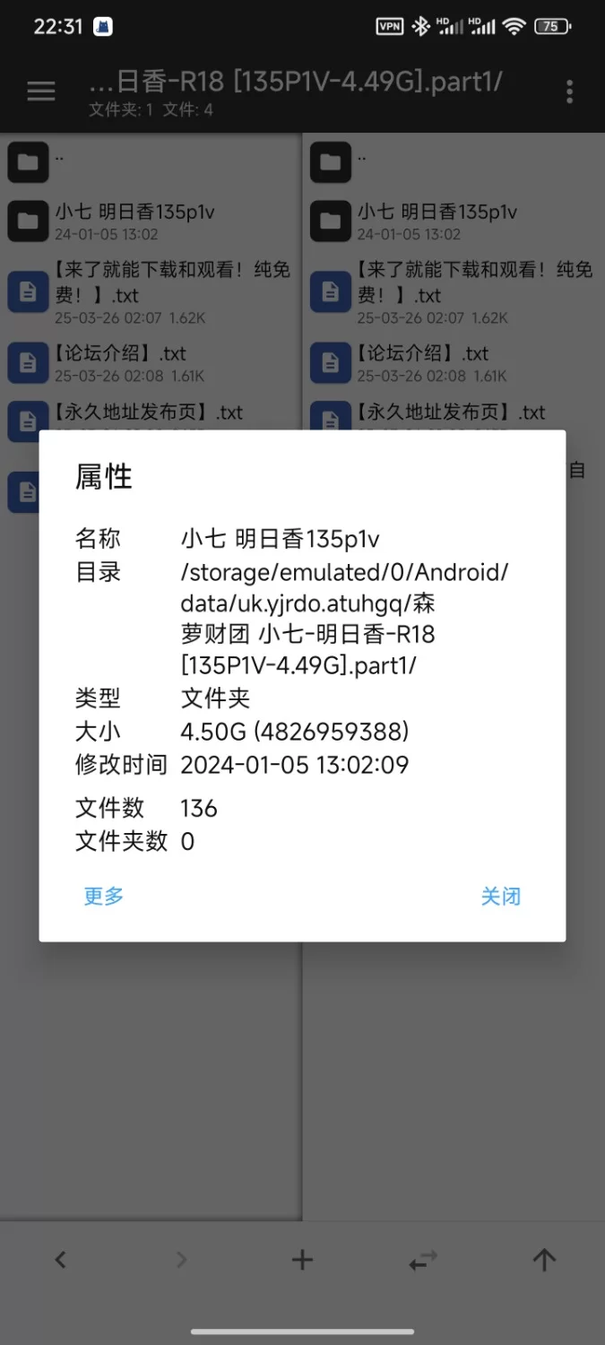 Cosplay 森萝财团 小七 明日香【135P1V+4.5G】