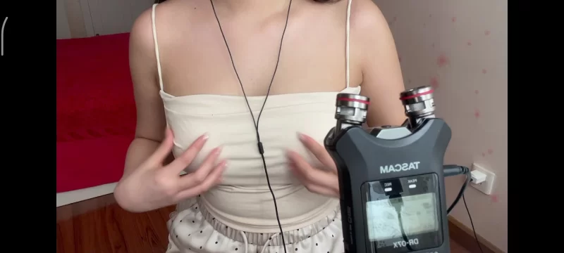 ASMR B站 小鱼晕晕要睡觉 胸部衣物摩擦音【2V+500M】
