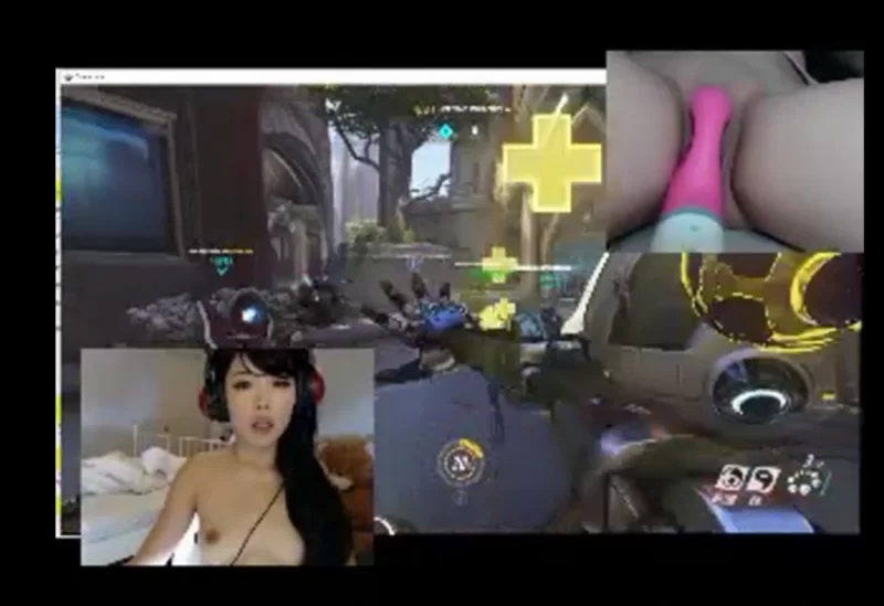 其他主播 MFC亚裔女主播[phoenix]一边玩守望先锋一边遥控道具自慰，队友一直问你今天怎么了【1V+1006M】