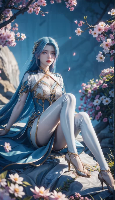 唯美 绝世唐门-王秋儿（清折图包）【56p+1g】