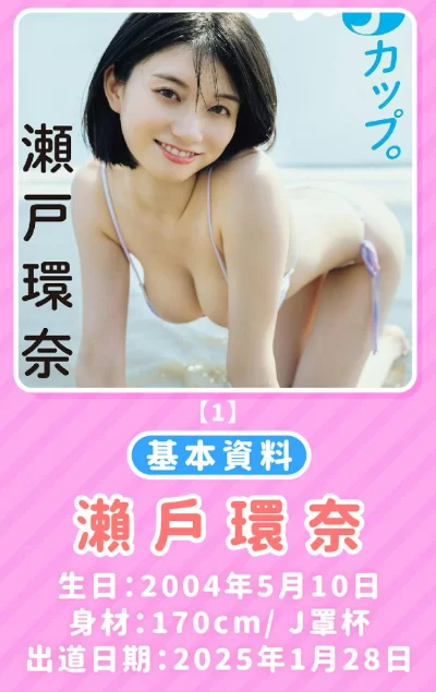 合集 [瀨戶環奈]新人合集最強新人J级身材千年一遇[高清]【4v+28.85G】