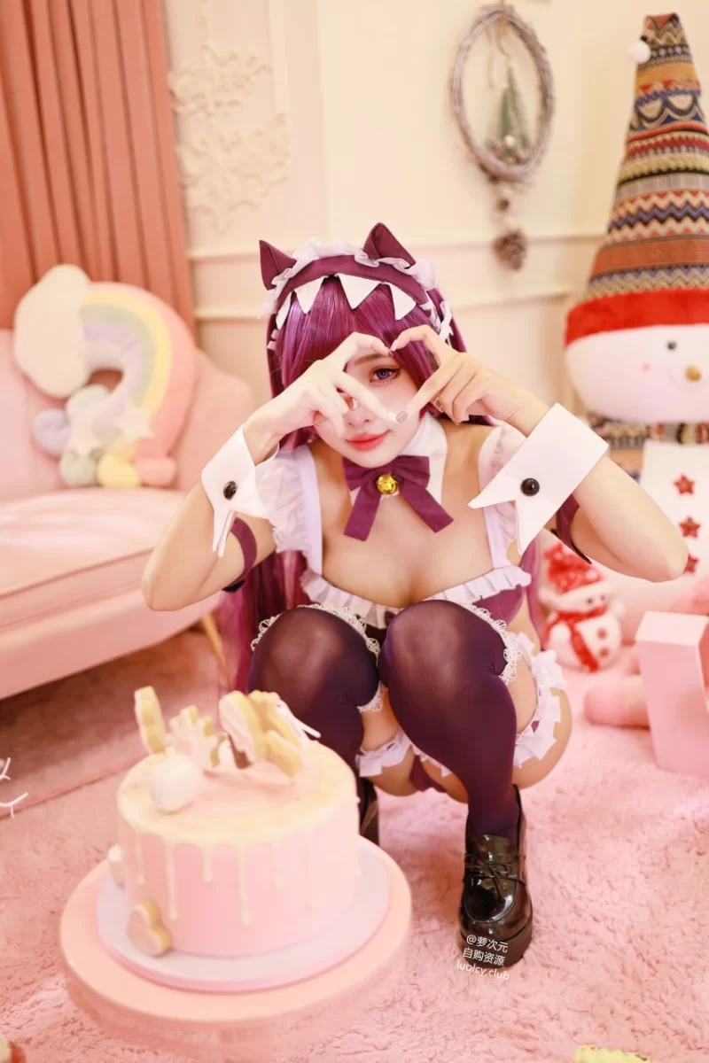 福利姬 慕慕Momo: 猫女仆【59P+5V+112MB】