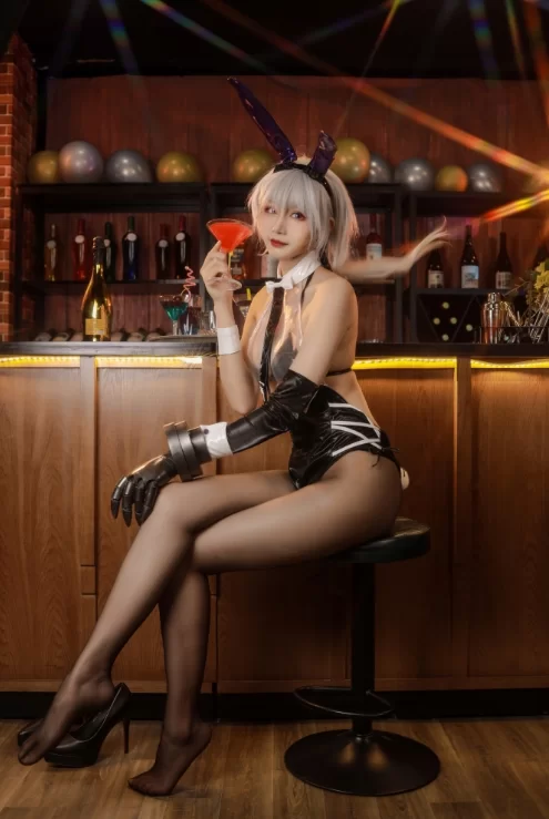 国产coser 兔胖胖 - 里诺兔女郎 24P-47M【24P+47M】