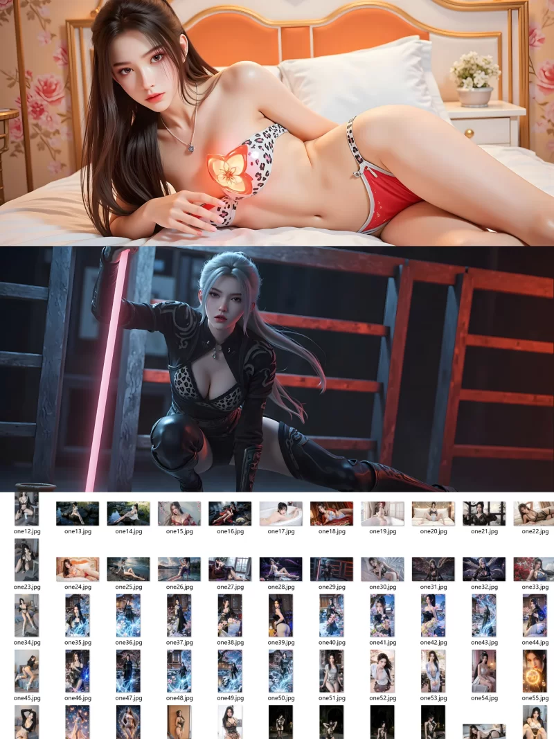 动漫 国漫女神，公孙杏、宁姚、稚圭、王冬儿、青霜、陆雪琪【6套446P+3.5G】