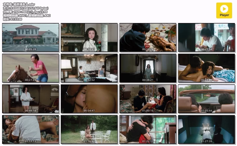 日本 [日本三级]轻井泽夫人 高田美和 AI修复版 日语中字【1V+5.02G】