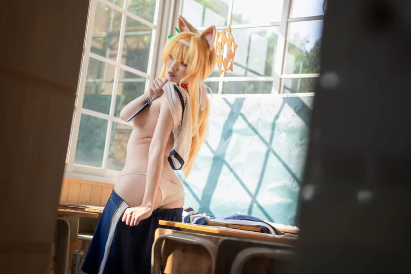 国产coser 纸悦Etsu_ko 玛丽体操服 [64P-728MB]【64P+728M】