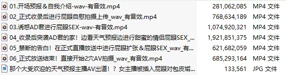 ASMR 那个大受欢迎的天气预报主播AV出道！？【1+230M】