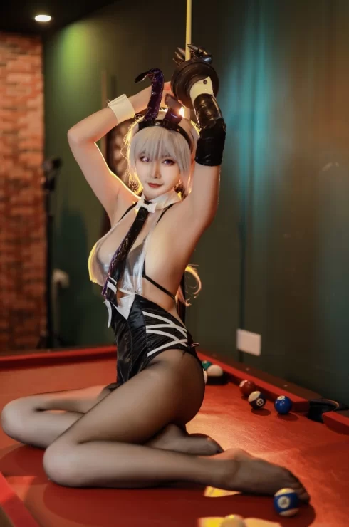 国产coser 兔胖胖 - 里诺兔女郎 24P-47M【24P+47M】