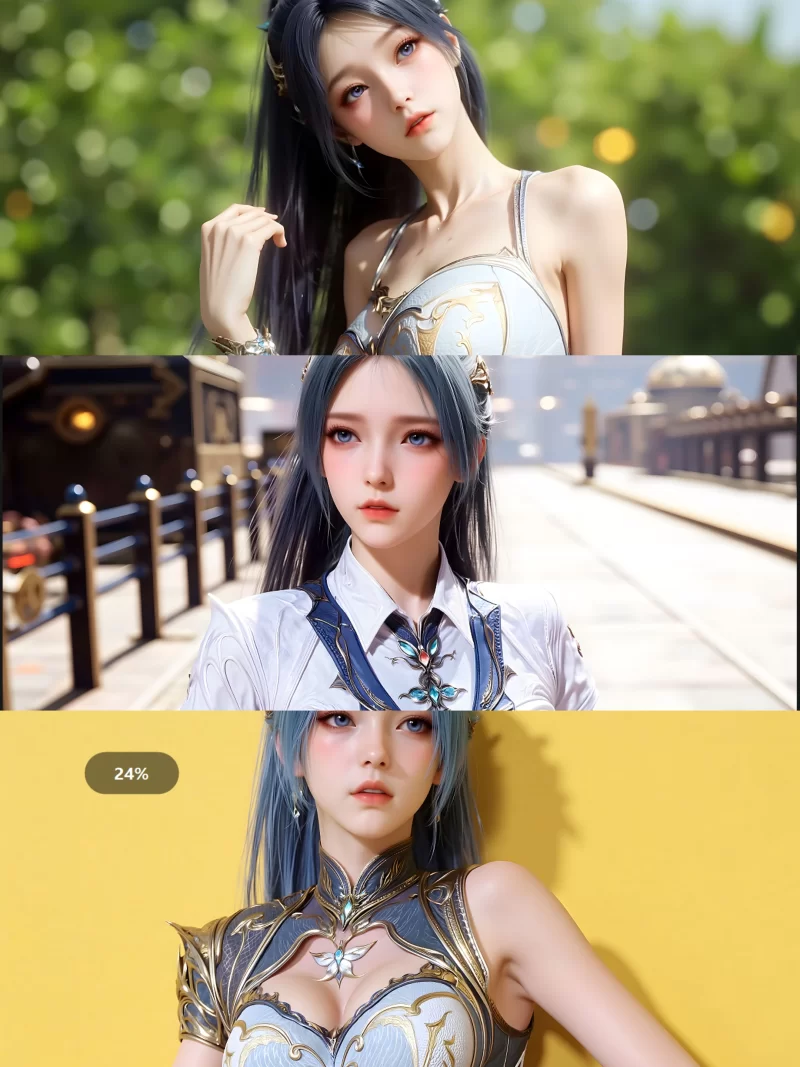 动漫 国漫女神，公孙杏、宁姚、稚圭、王冬儿、青霜、陆雪琪【6套446P+3.5G】