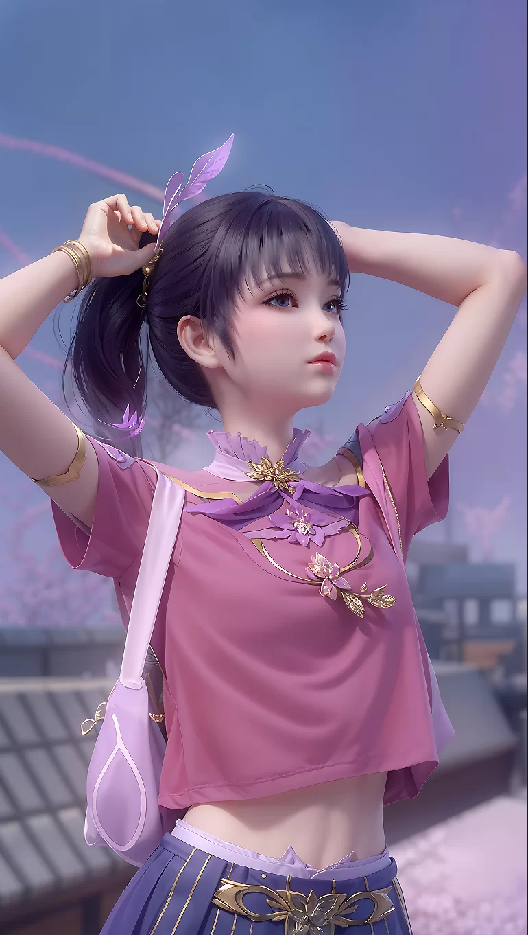 动漫 双马尾加攻速，紫妍萝莉合集【633P+2.7G】