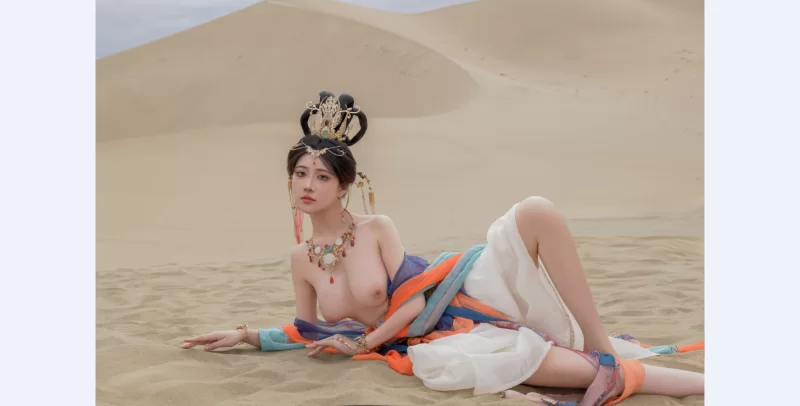 国产模特 [年年 - 飞天]高质量高颜值美女沙漠写真！【63p+643m】