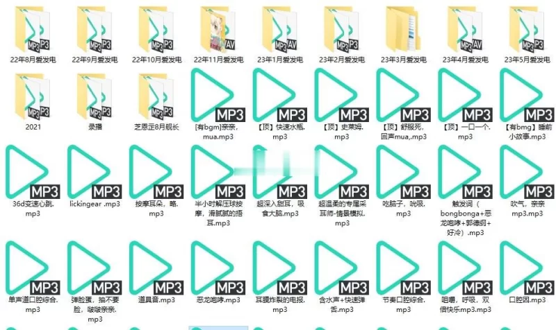 性爱录音 2补✅ASMR 芝恩㱏 合集✅【NV+31.5GB】