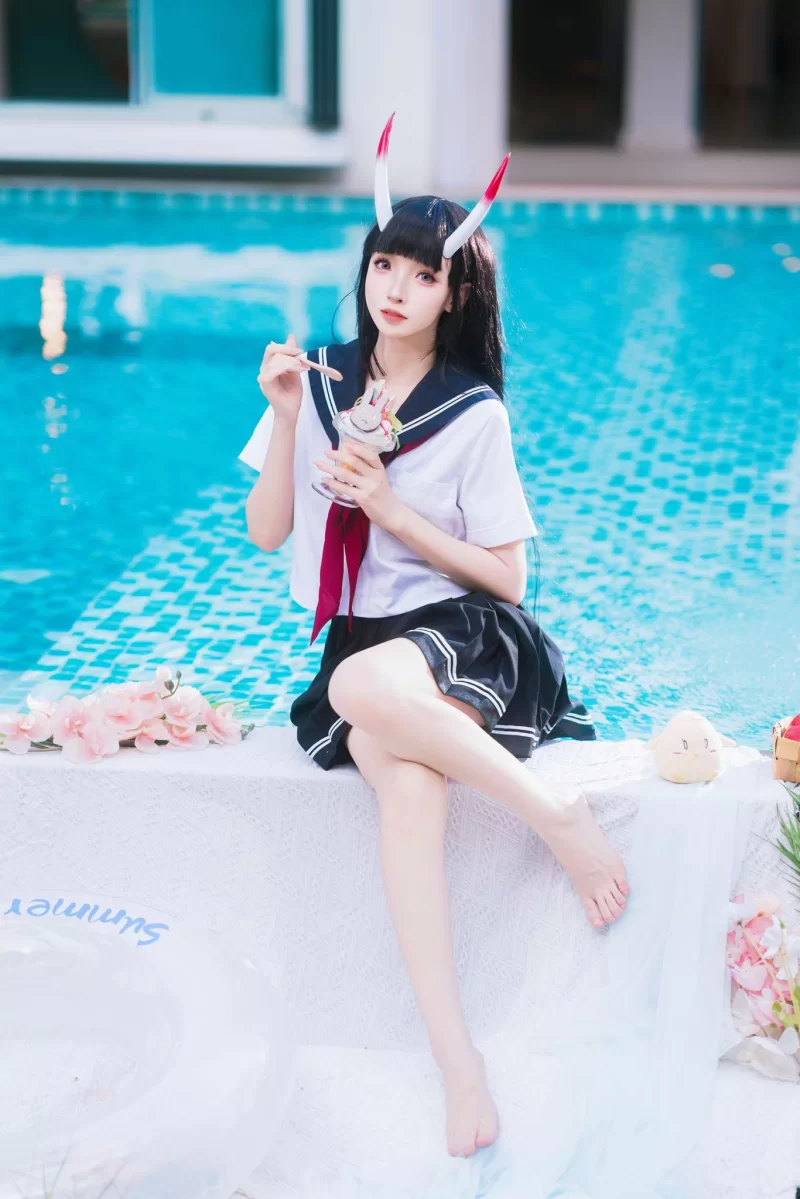 Cosplay 封疆疆v Vol.062 ＆祖木子 碧蓝航线 能代 酒匂 [43P-241M][度盘]【43P+241M】