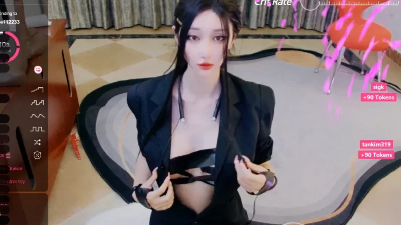美女御姐 Stripchat国产极品尤物女主播「610HeiZhen」难得的l露脸开票！【1v+1.03G】