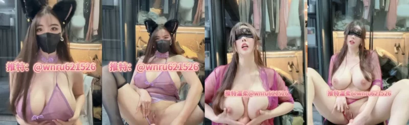 福利姬 巨乳胸模[温柔]黑丝高跟幻龙自慰啪吸奶微露脸口交【1+2.8G】