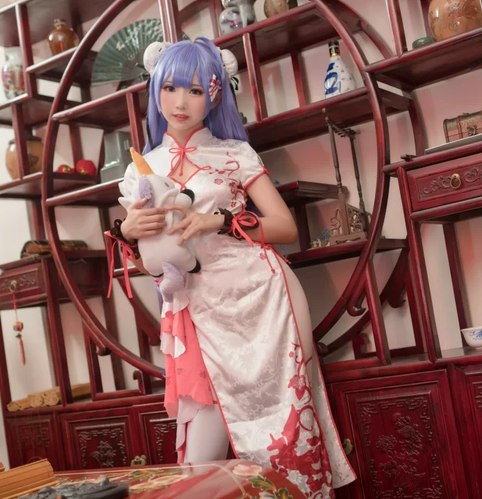 国产coser 面饼仙儿 - NO.146 独角兽旗袍【20P+230MB】