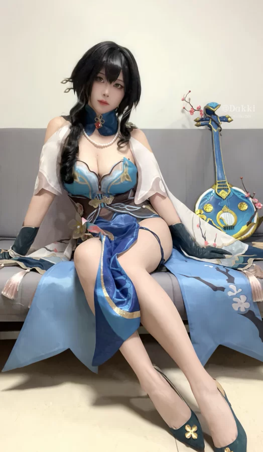 Cosplay Dakki伊_崩坏星穹铁道（阮梅） [49P+1V]【49P+1V+500m】