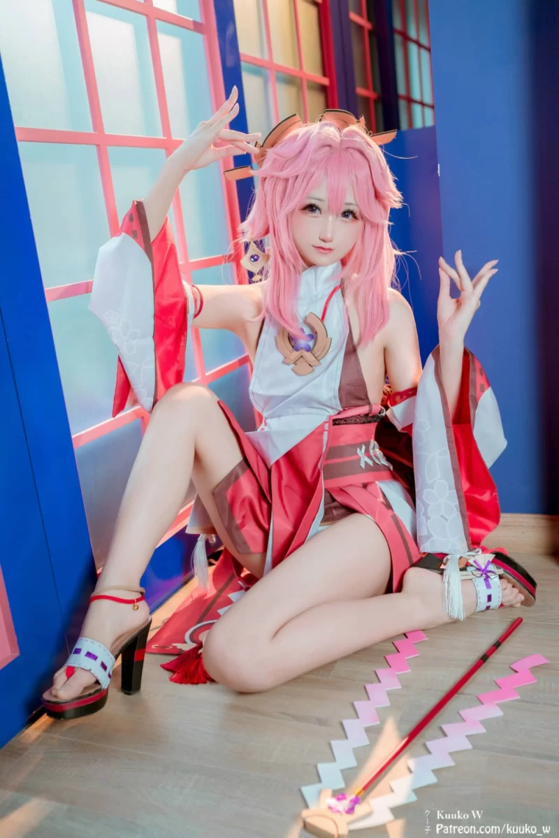 其他coser kuukoW 原神八重神子【38p+460M】