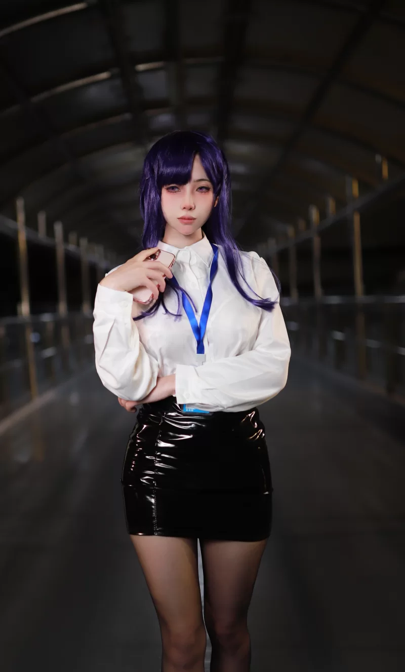 国产coser 上杉绘梨落 - NO.002 雷电将军同人【58P+488MB】