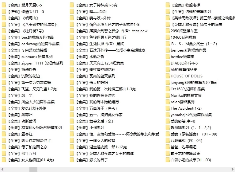 合集 神站元元图书馆情色小说TXT格式10000+篇你从未见过的珍藏收集【+156M】