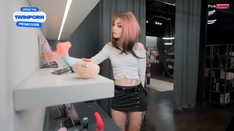 高颜值 Stuck an anal plug in a sex shop - pinkloving！【1v+564m】