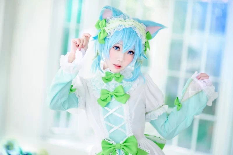 国产coser ElyEE子 猫耳下午茶 [24P 46.08 MB]【24P+46M】
