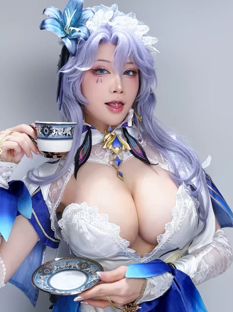 Cosplay 水淼Aqua坎特雷拉自拍【25p+70.9m】