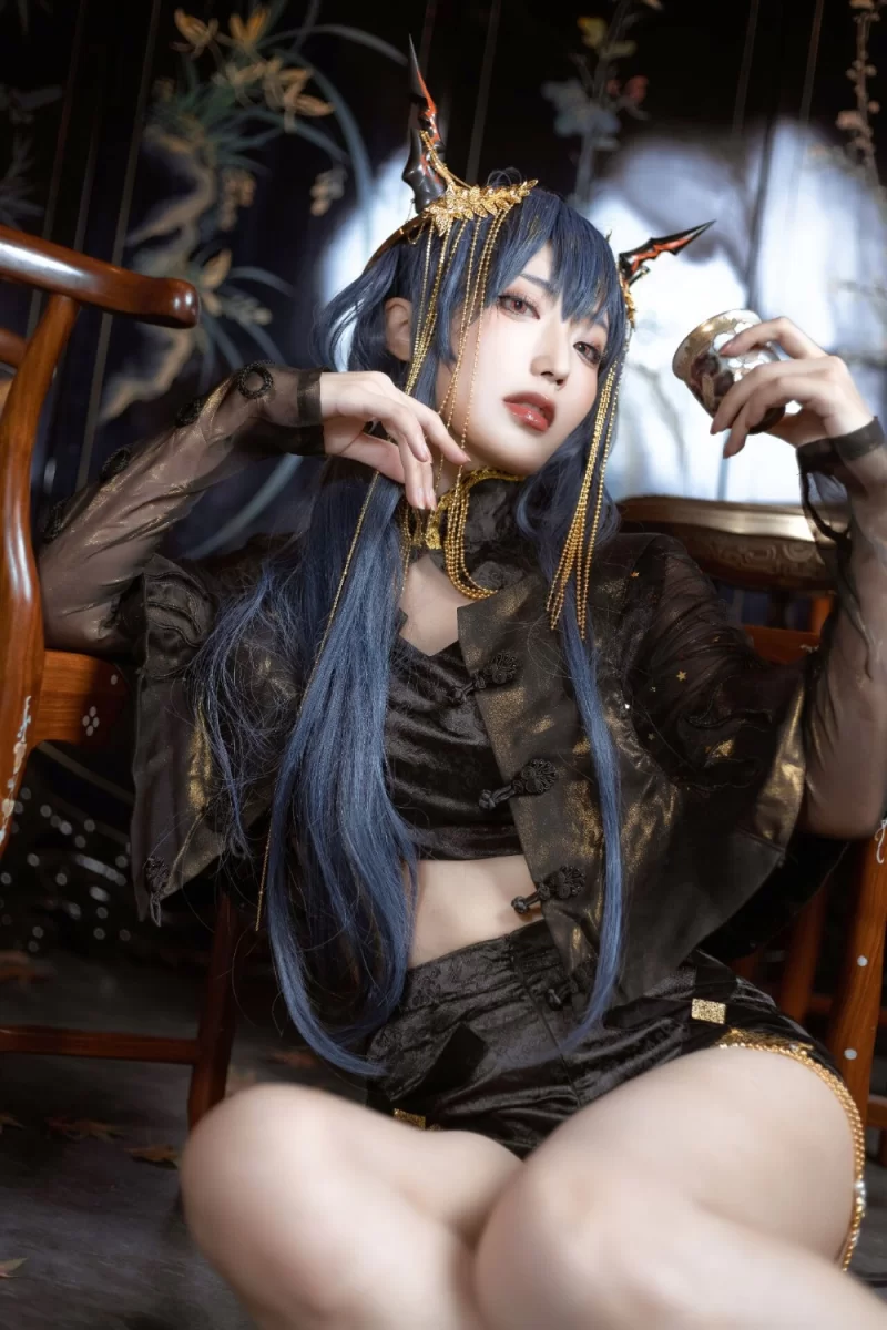 国产coser 切切celia 明日方舟 陈 音律联觉 [12P／188MB]【12P+188M】