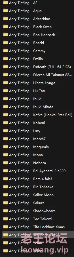 大合集 Aery Tiefling新合集【多P多V+7.36G】