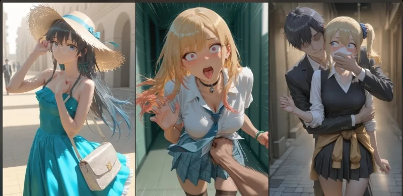 动漫 [AI-Generated]雪之下雪乃&喜多川海梦【1123p+641mb】