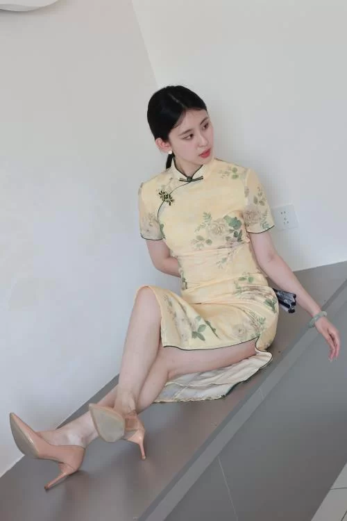 腿控足控 绮梦摄影-yaya-旗袍肉丝高跟裸足诱惑[510P/590M 百度网盘]【510p+590m】