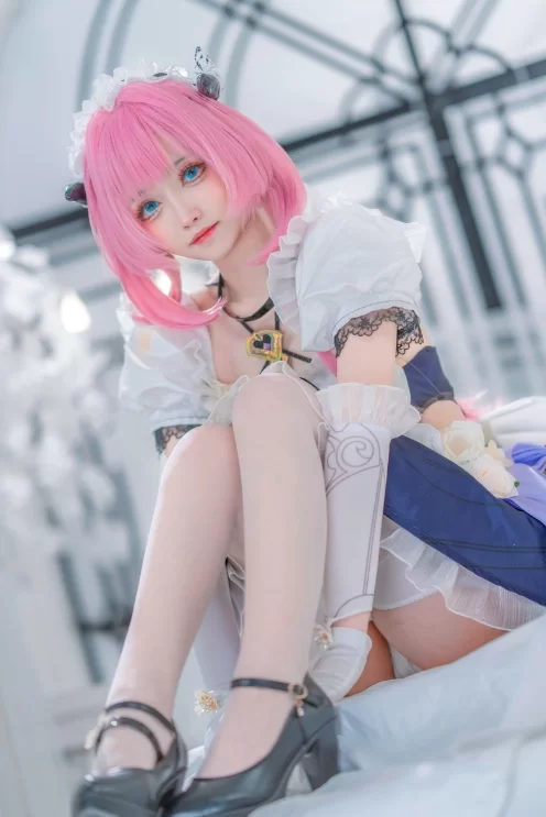 国产coser 大大卷卷小卷 - 崩坏3 爱莉希雅女仆 29P-169M【29P+169M】