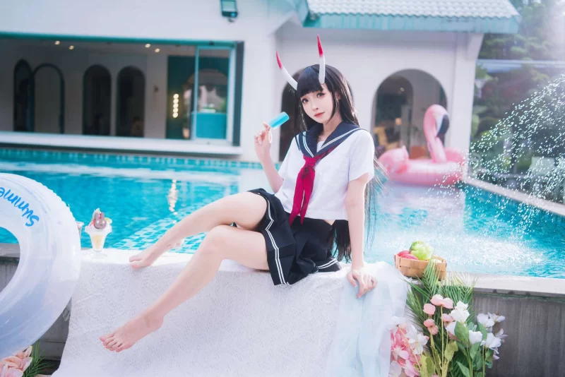 Cosplay 封疆疆v Vol.062 ＆祖木子 碧蓝航线 能代 酒匂 [43P-241M][度盘]【43P+241M】