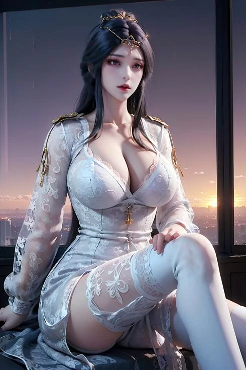 唯美 爱发电003-星辰变-玉贵妃-蕾丝旗袍【98p+835m】