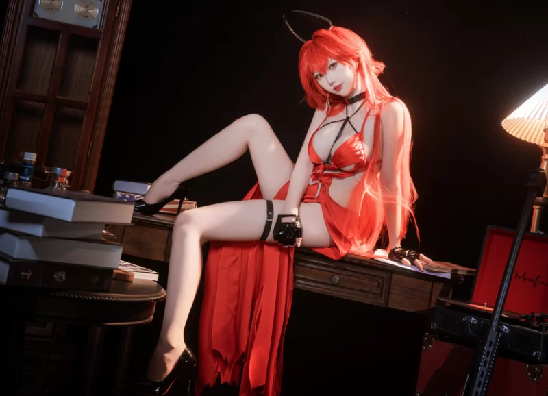 国产coser 面饼仙儿_小红帽 礼服(NIKKE) [24P]【24P+400m】